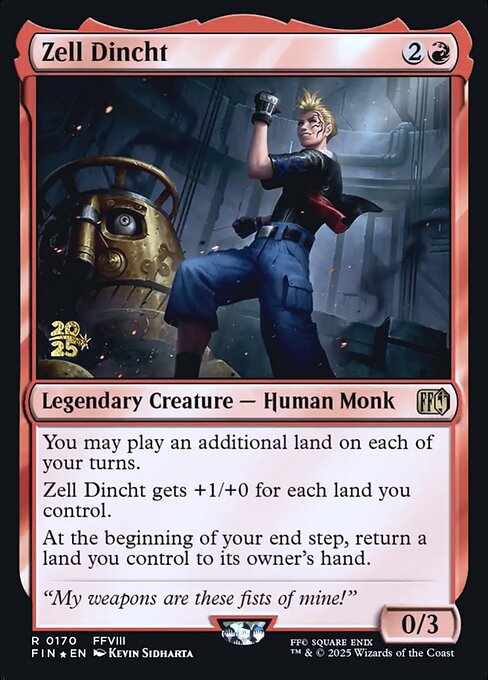 Zell Dincht - Final Fantasy Promos