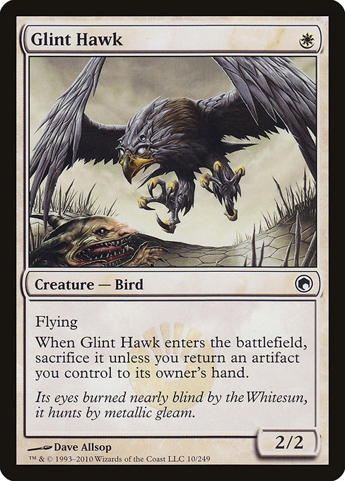 Glint Hawk - Scars of Mirrodin