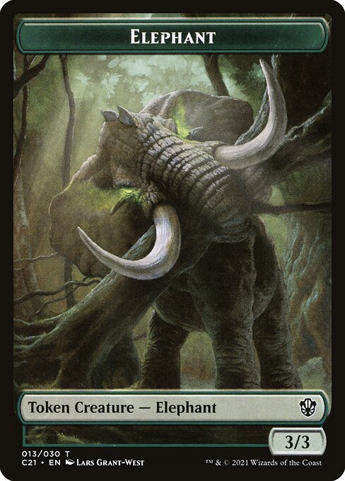 Elephant - Commander 2021 Tokens