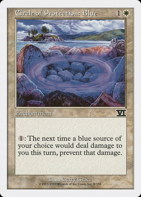 Circle of Protection: Blue - Classic Sixth Edition