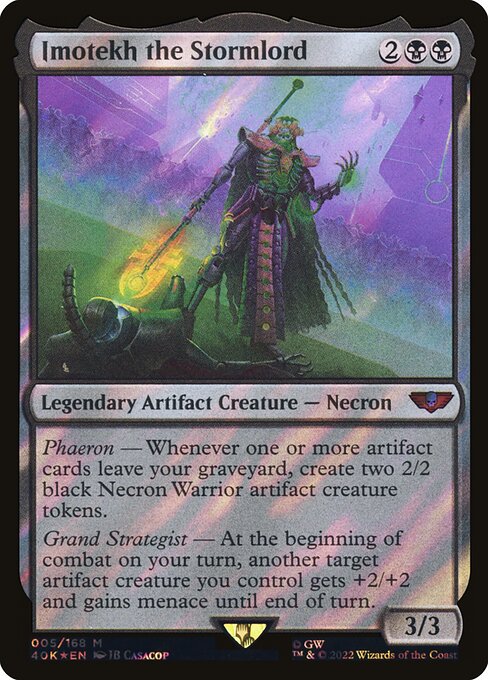 Imotekh the Stormlord - Warhammer 40,000 Commander - Surge Foil