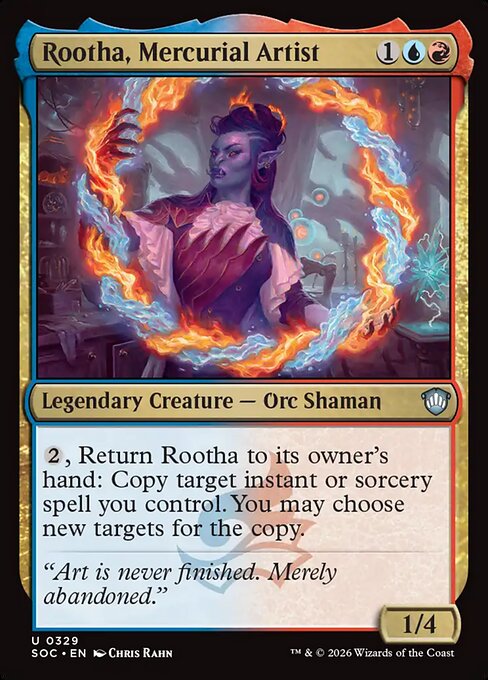 Rootha, Mercurial Artist - Secrets of Strixhaven Commander