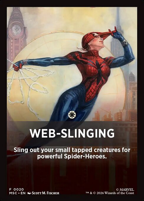 Web-Slinging - Marvel Super Heroes Jumpstart Front Cards