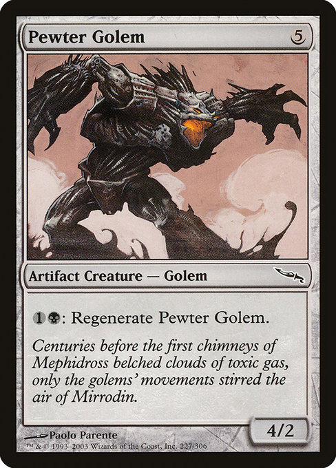 Pewter Golem - Mirrodin