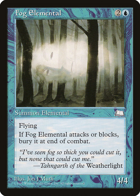 Fog Elemental - Weatherlight