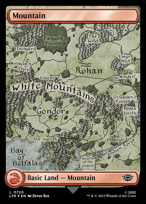 Mountain - The Lord of the Rings: Tales of Middle-earth - Surge Foil