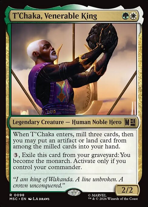 T'Chaka, Venerable King - Marvel Super Heroes Commander
