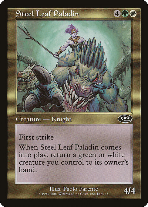 Steel Leaf Paladin - Planeshift