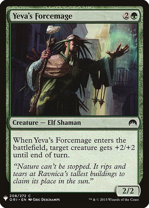 Yeva's Forcemage - The List