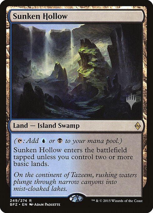 Sunken Hollow - Battle for Zendikar Promos