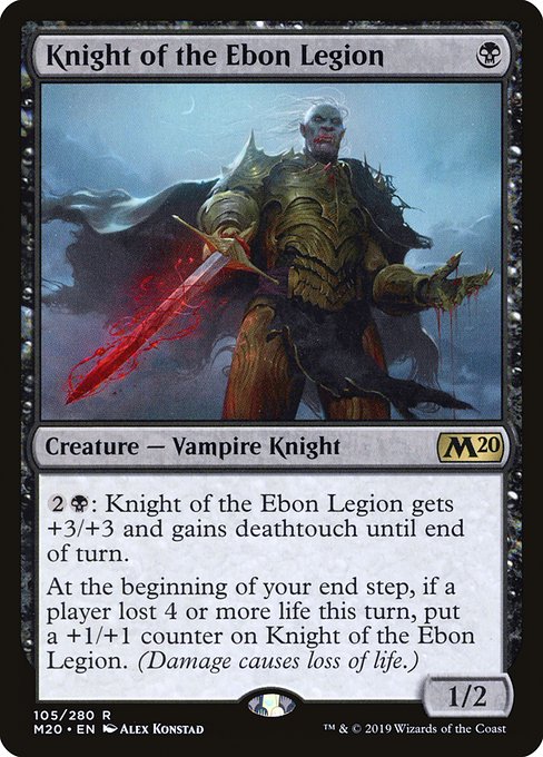 Knight of the Ebon Legion - Core Set 2020