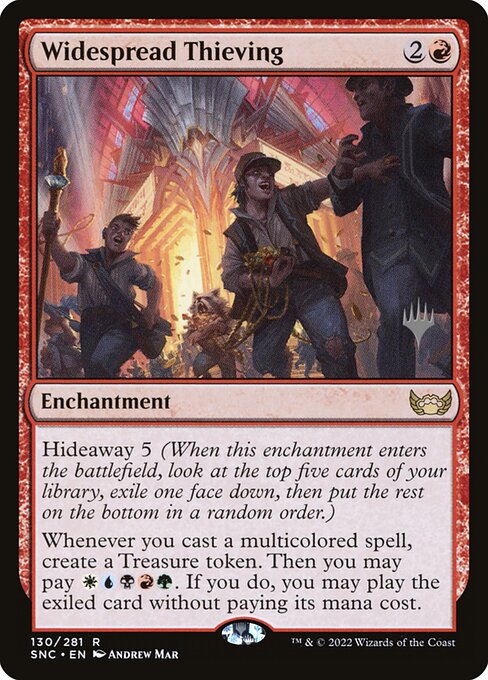 Widespread Thieving - Streets of New Capenna Promos