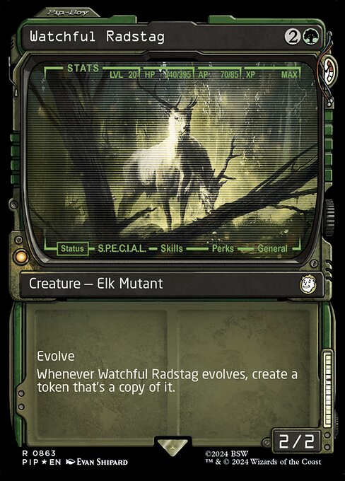Watchful Radstag - Fallout - Surge Foil, Showcase