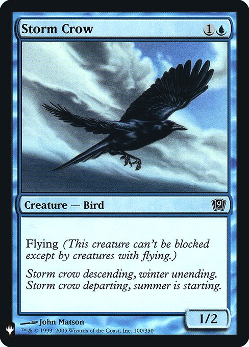 Storm Crow - The List - Promo Foil