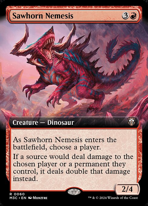 Sawhorn Nemesis - Modern Horizons 3 Commander - Extended Art
