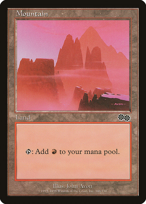 Mountain - Urza's Saga