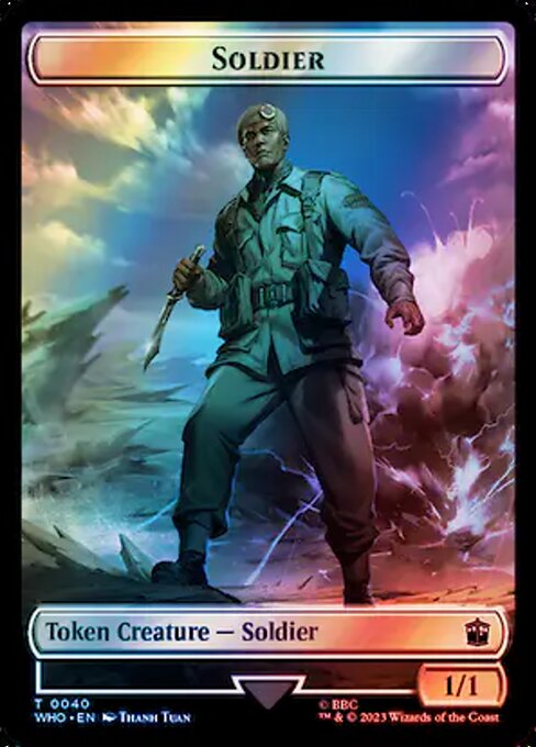 Soldier - Doctor Who Tokens - Surge Foil