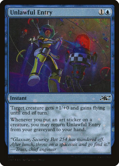 Unlawful Entry - Unfinity - Galaxy Foil