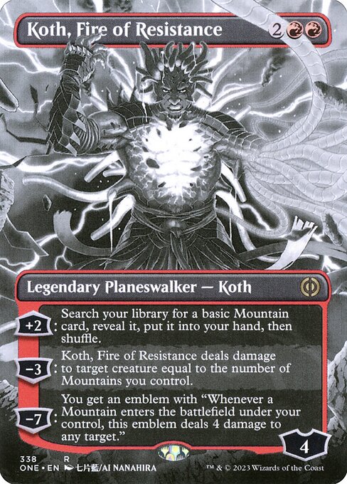 Koth, Fire of Resistance - Phyrexia: All Will Be One