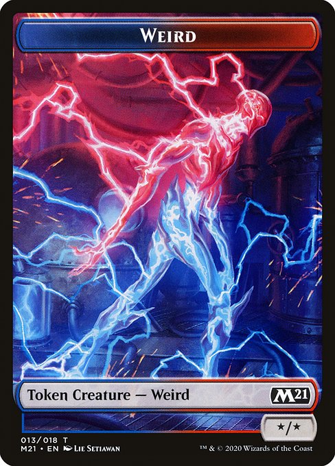 Weird - Core Set 2021 Tokens