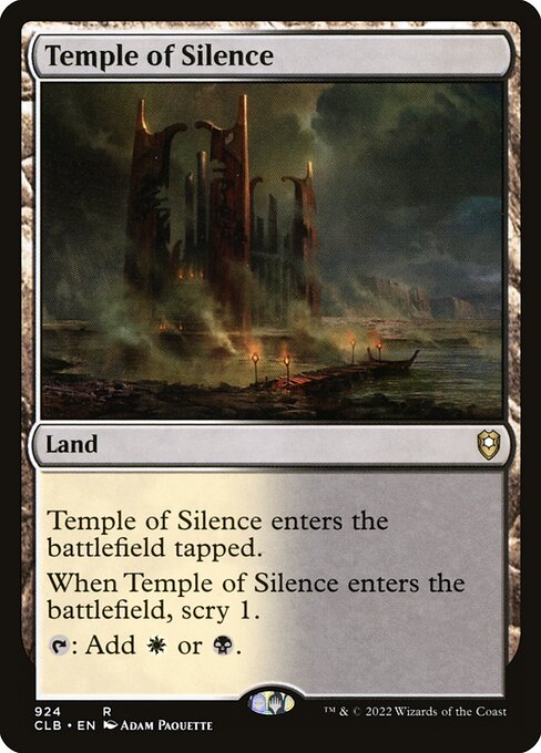 Temple of Silence - Commander Legends: Battle for Baldur's Gate