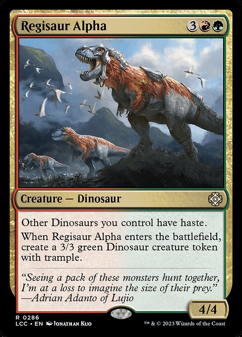 Regisaur Alpha - The Lost Caverns of Ixalan Commander