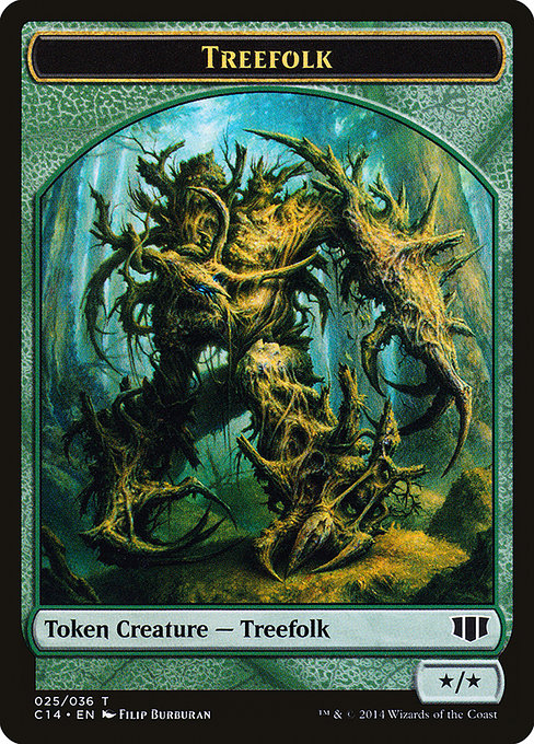 Treefolk - Commander 2014 Tokens