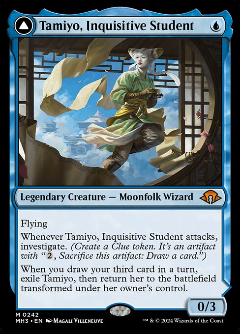 Tamiyo, Inquisitive Student // Tamiyo, Seasoned Scholar - Modern Horizons 3