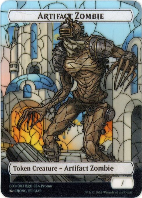 Artifact Zombie - The Brothers' War Southeast Asia Tokens