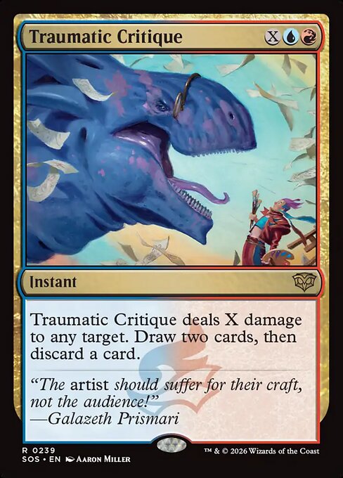 Traumatic Critique - Secrets of Strixhaven