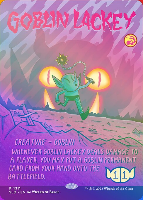 Goblin Lackey - Secret Lair Drop - Borderless