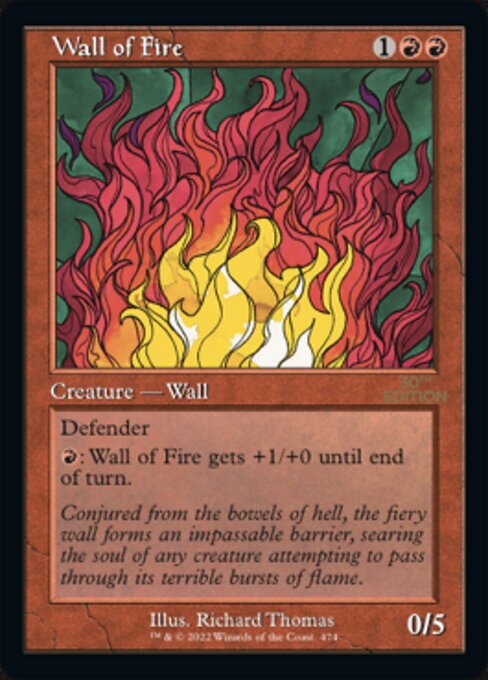 Wall of Fire - 30th Anniversary Edition - Retro