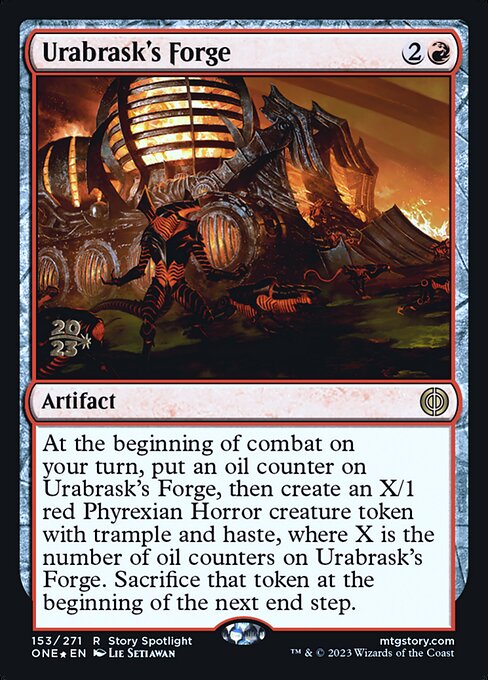 Urabrask's Forge - Phyrexia: All Will Be One Promos - Promo Foil