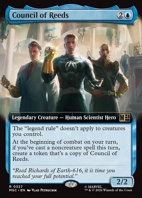 Council of Reeds - Marvel Super Heroes Commander - Extended Art