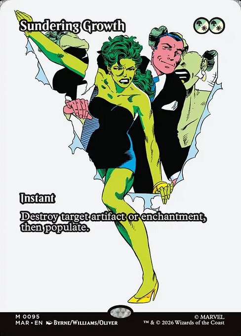Sundering Growth - Marvel Universe - Borderless
