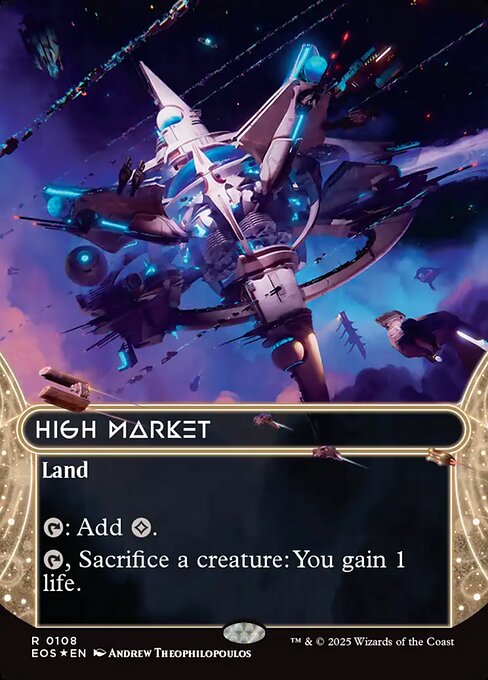 High Market - Edge of Eternities: Stellar Sights - Galaxy Foil, Borderless