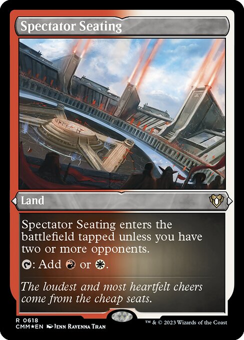 Spectator Seating - Commander Masters - Etched Foil