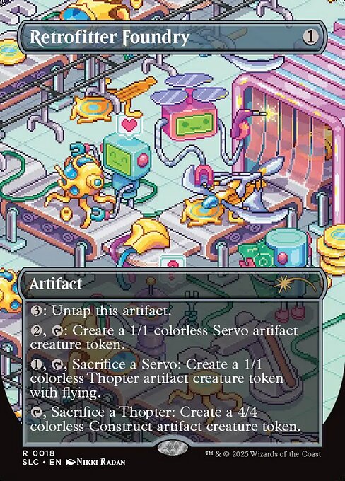 Retrofitter Foundry - Secret Lair Countdown - Borderless