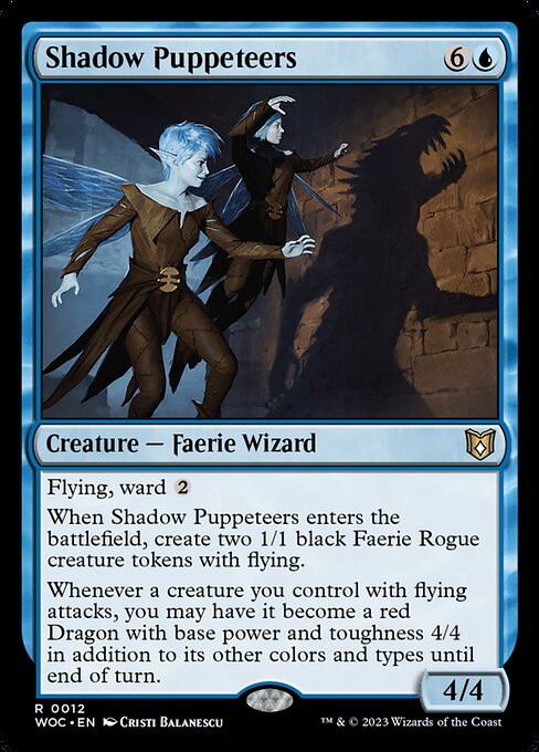 Shadow Puppeteers - Wilds of Eldraine Commander