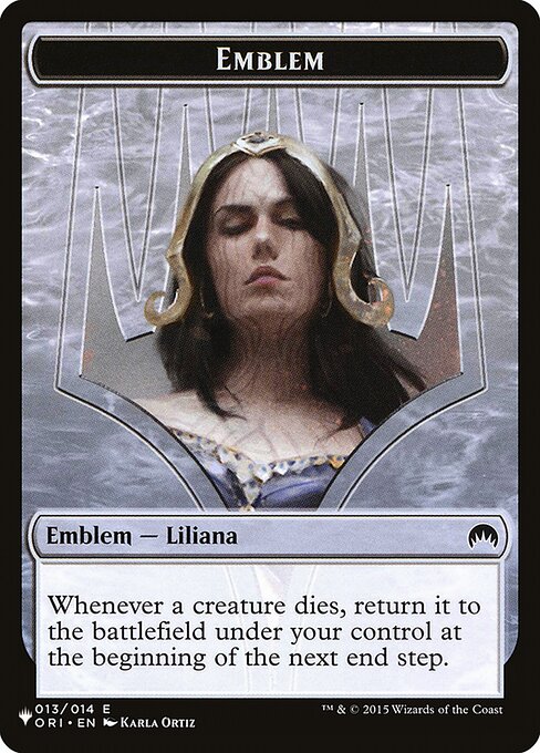 Liliana, Defiant Necromancer Emblem - The List