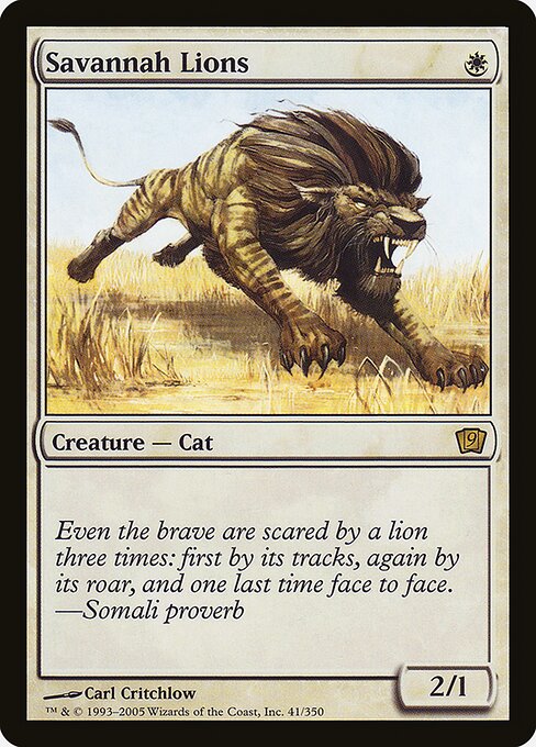 Savannah Lions - Ninth Edition - Promo Foil