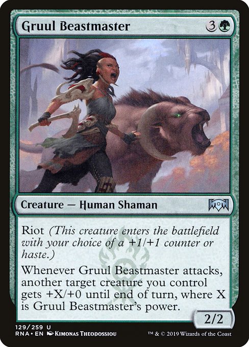Gruul Beastmaster - Ravnica Allegiance