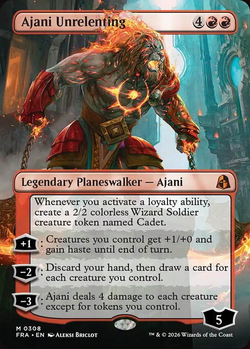 Ajani Unrelenting - Reality Fracture - Borderless