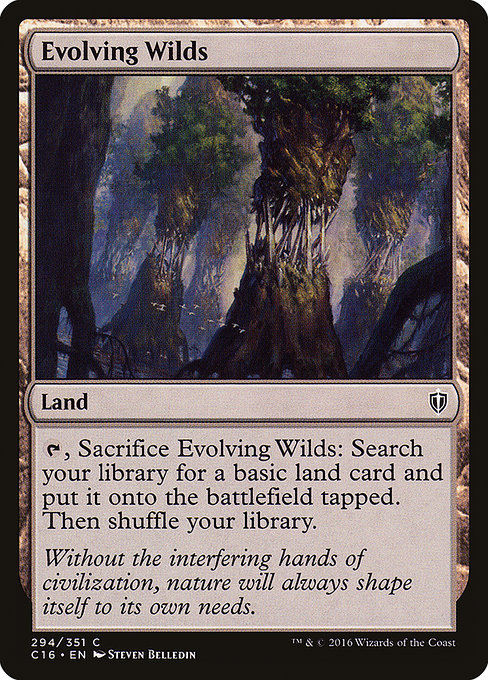 Evolving Wilds - Commander 2016