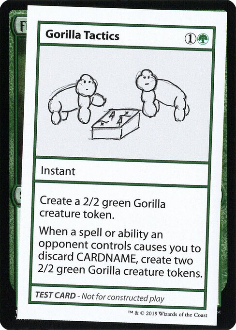 Gorilla Tactics - Mystery Booster Playtest Cards 2021