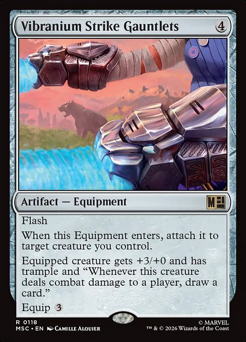 Vibranium Strike Gauntlets - Marvel Super Heroes Commander