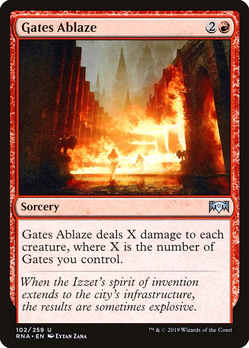 Gates Ablaze - Ravnica Allegiance