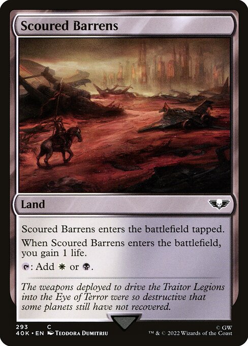 Scoured Barrens - Warhammer 40,000 Commander