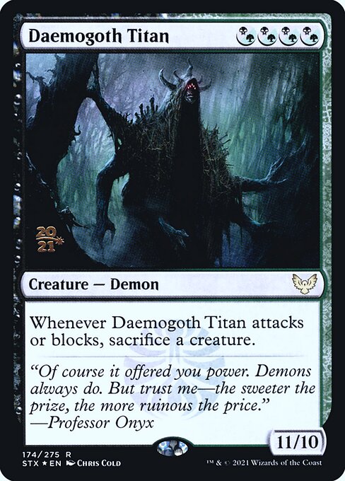 Daemogoth Titan - Strixhaven: School of Mages Promos