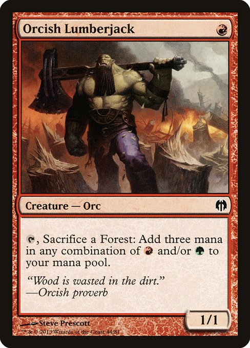 Orcish Lumberjack - Duel Decks: Heroes vs. Monsters